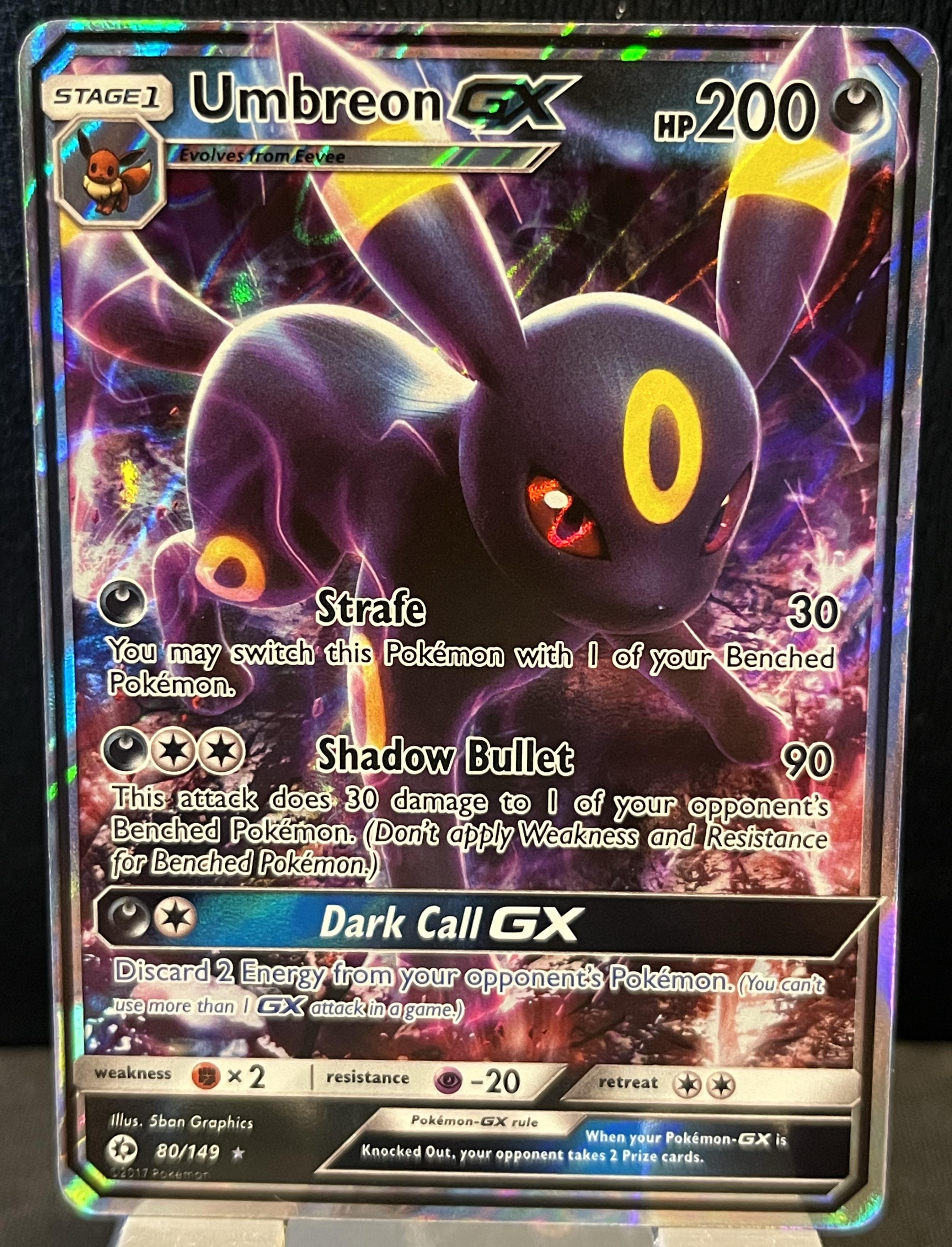 2017 Sun & Moon Umbreon #80