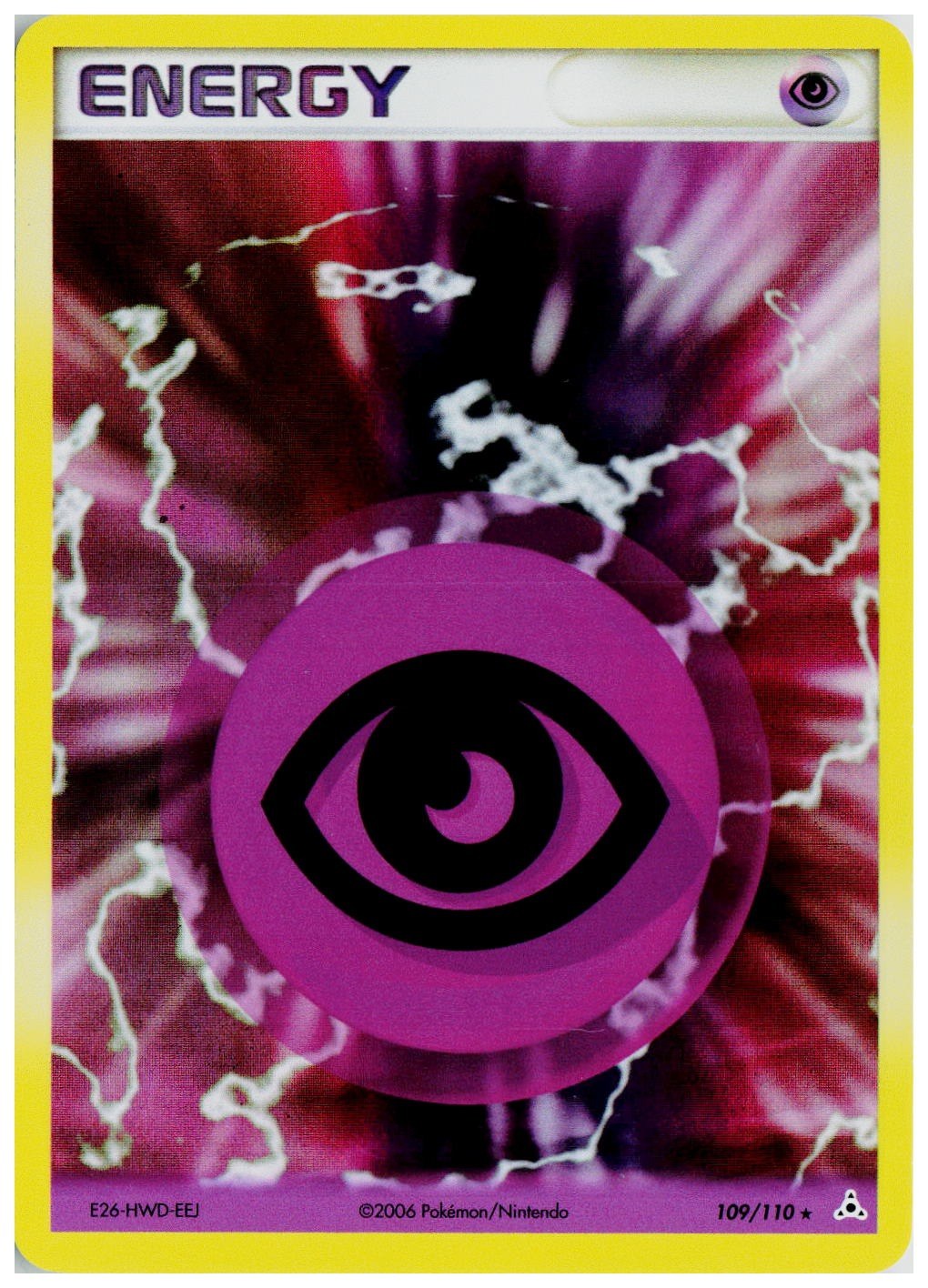 2006 Pokemon EX Holon Phantoms #109 Psychic Energy