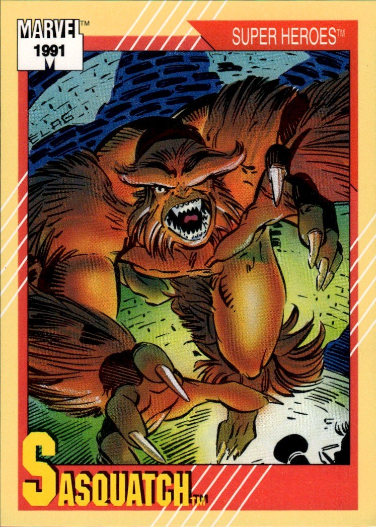 1991 Impel Marvel Universe II #31 Sasquatch