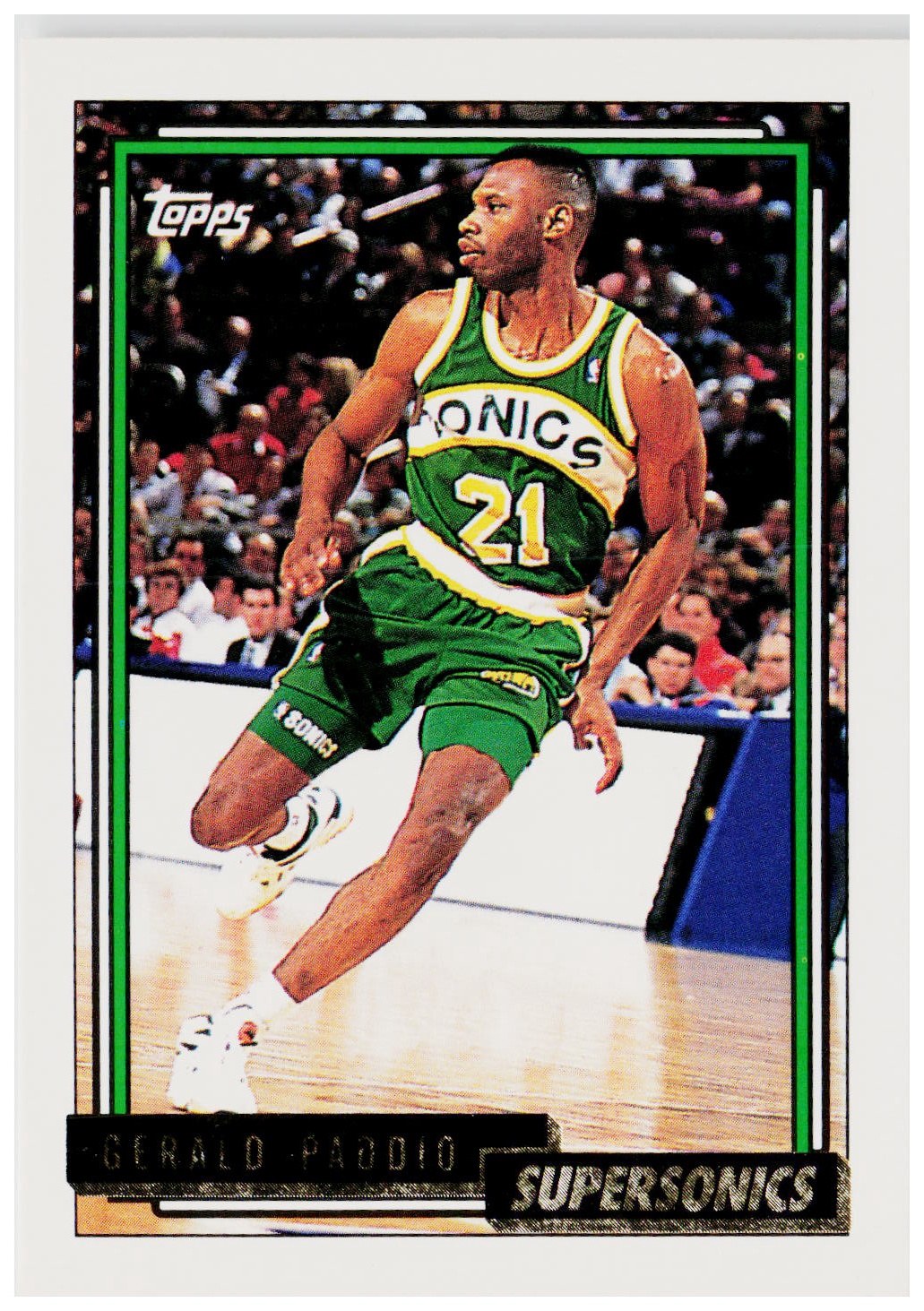 1992-93 Topps #243 Gerald Paddio Gold