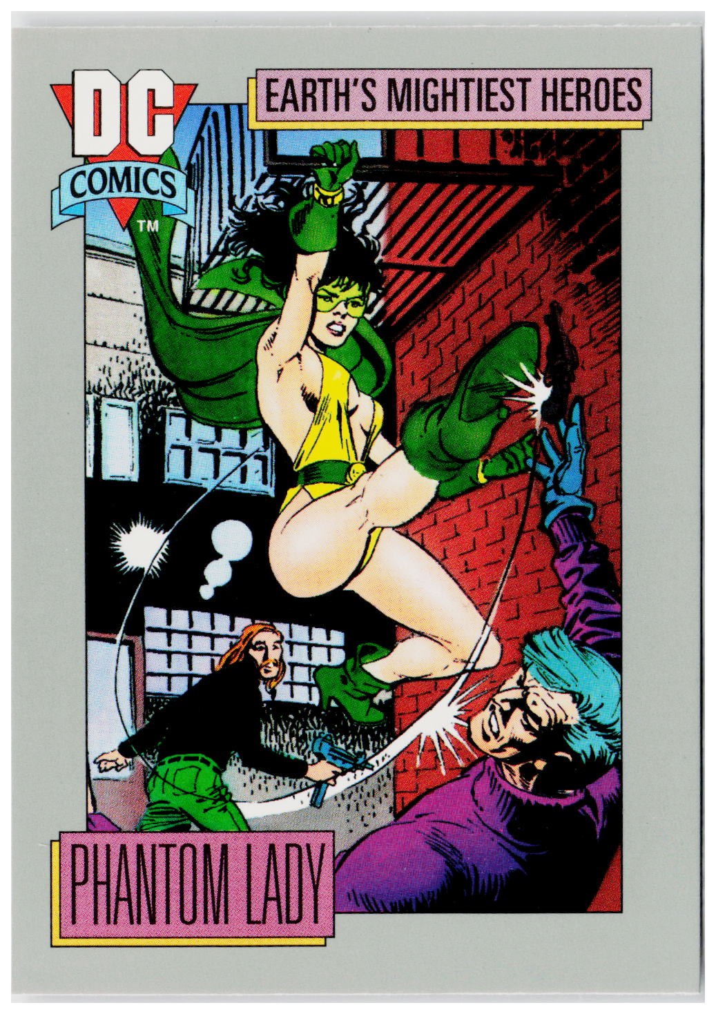 1992 Impel DC Cosmic #70 Phantom Lady