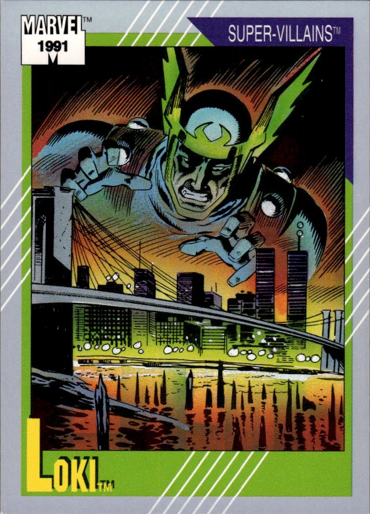 1991 Impel Marvel Universe II #89 Loki