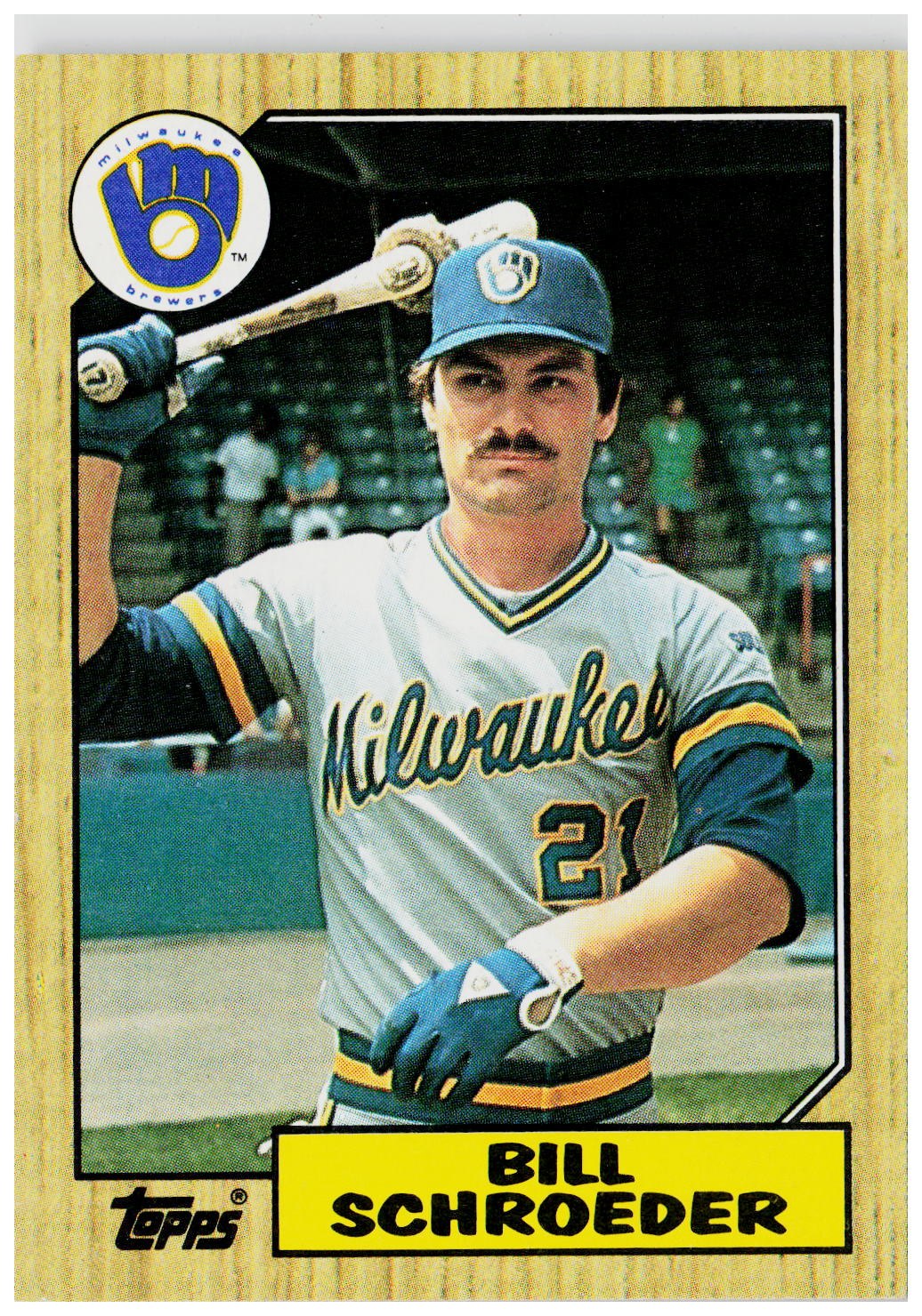 1987 Topps #302 Bill Schroeder