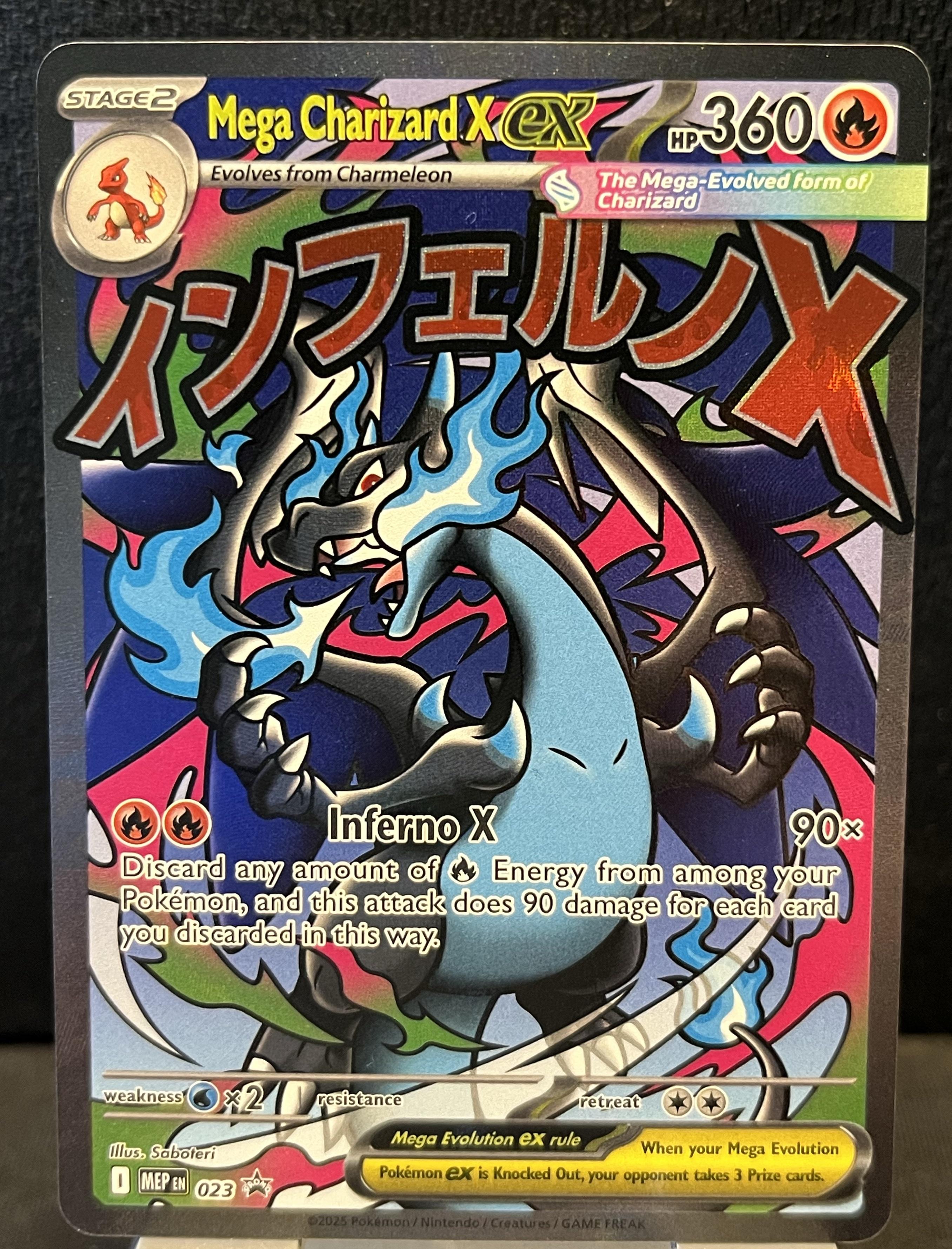 2025 Mega Evolution Series Mega Charizard X #023