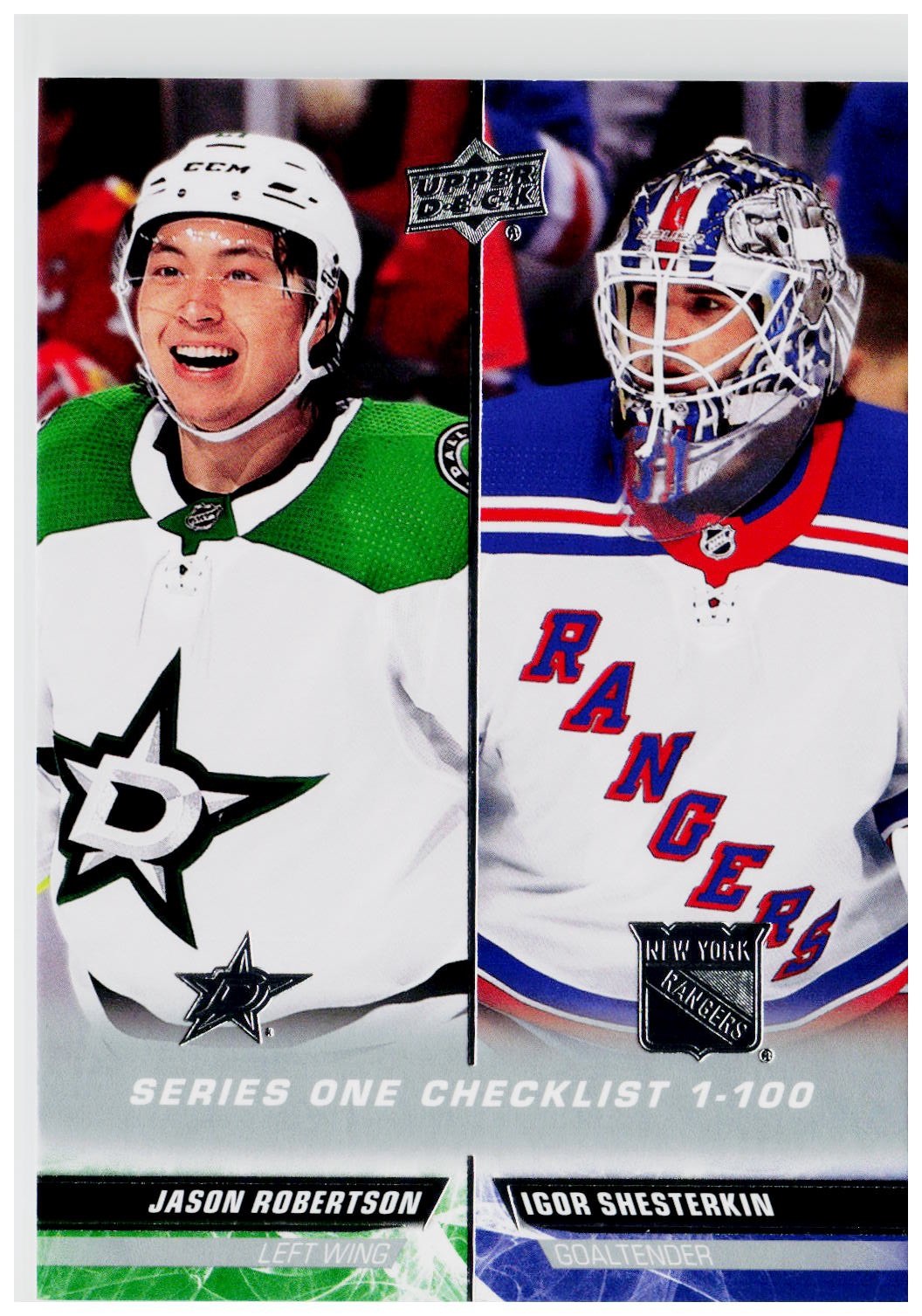 2022-23 Upper Deck #199 Jason Robertson / Igor Shesterkin