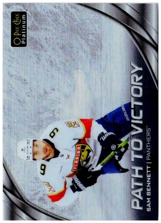 2025-26 O-Pee-Chee Platinum #PV-1 Sam Bennett Path to Victory