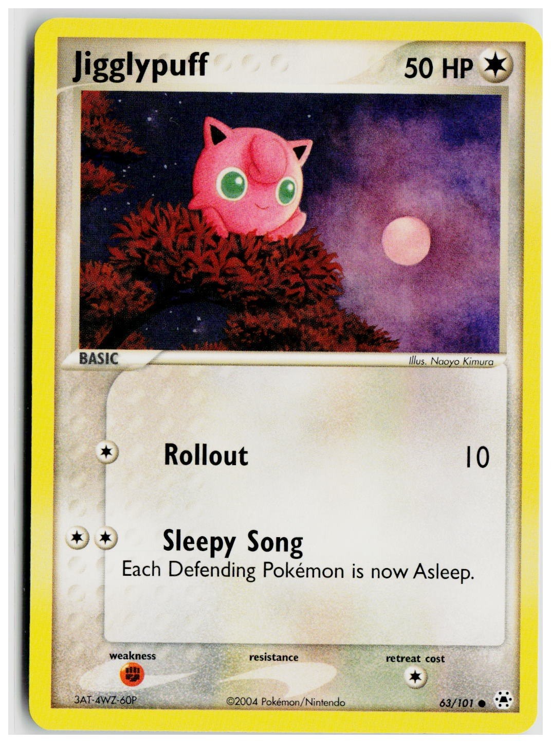 2004 Pokemon EX Hidden Legends #63 Jigglypuff