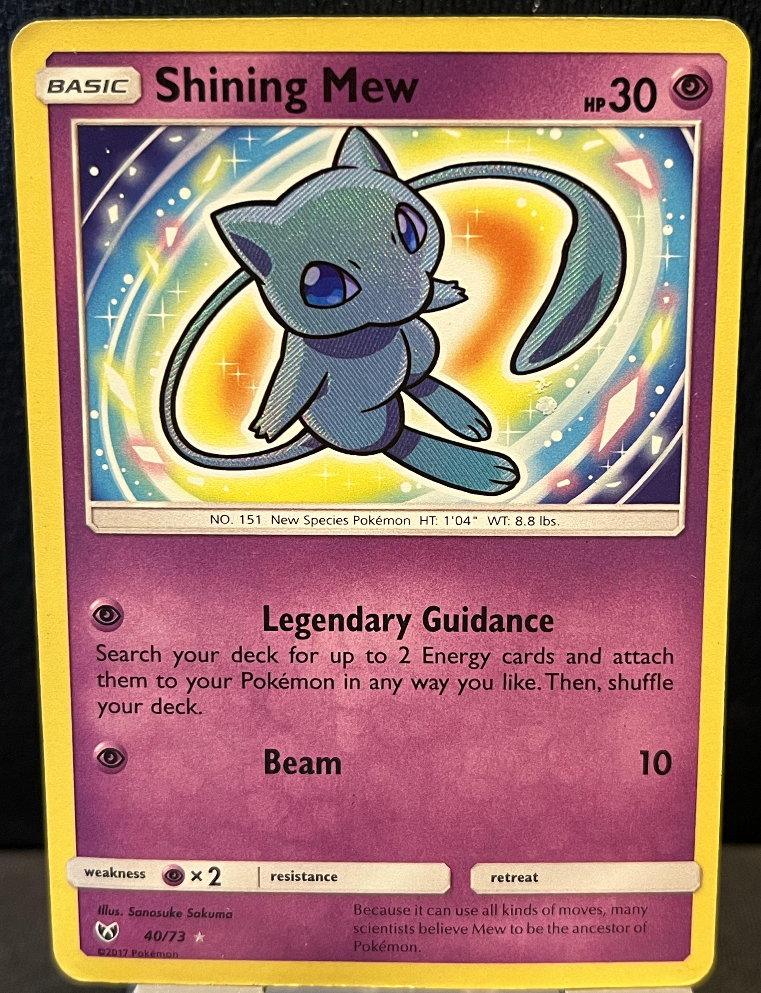 2017 Shining Legends Mew #40