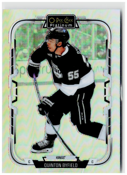 2025-26 O-Pee-Chee Platinum #84 Quinton Byfield Rainbow