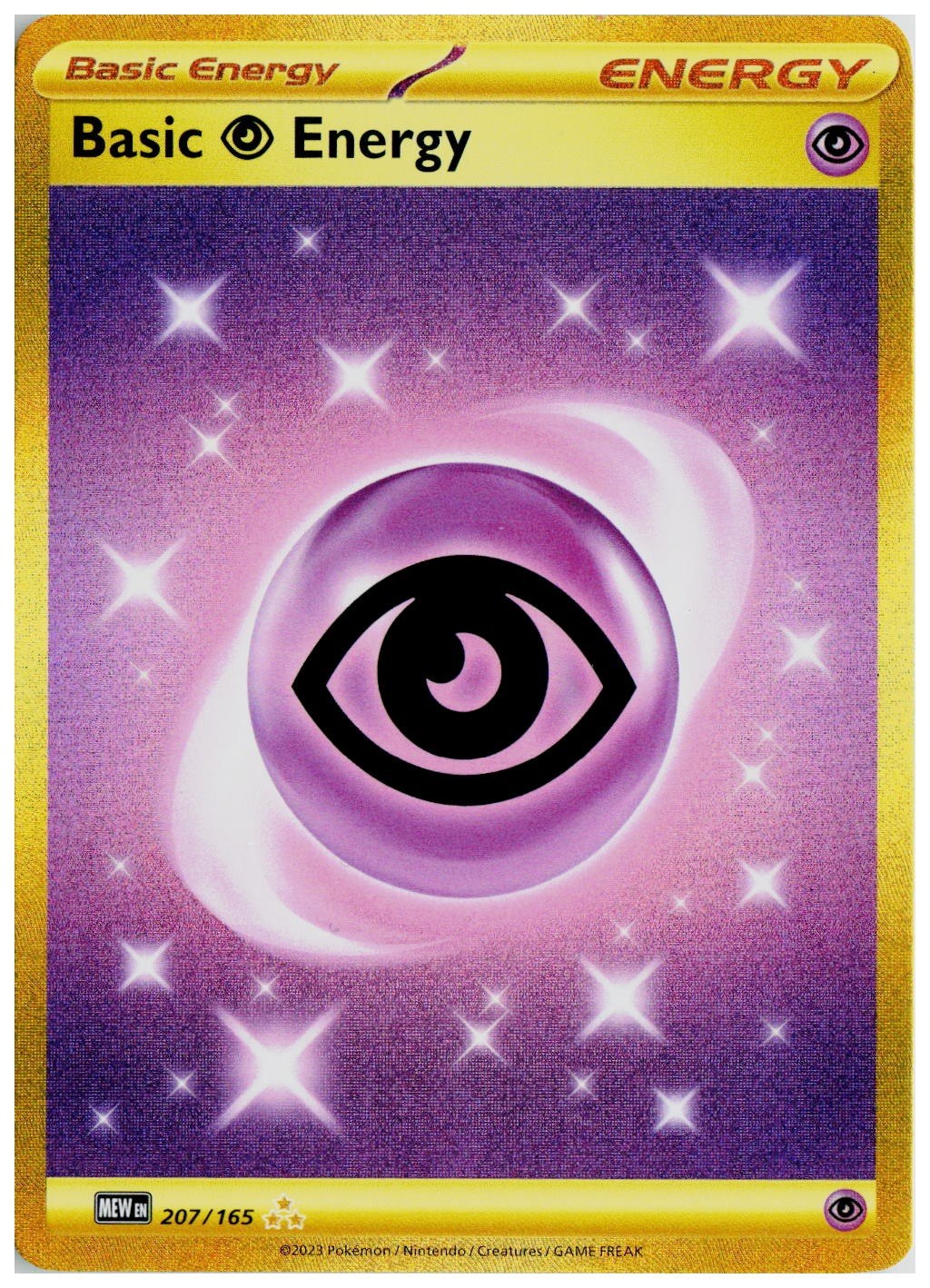 Pokemon 2022 SV: Scarlet & Violet 151 #207 Basic Psychic Energy