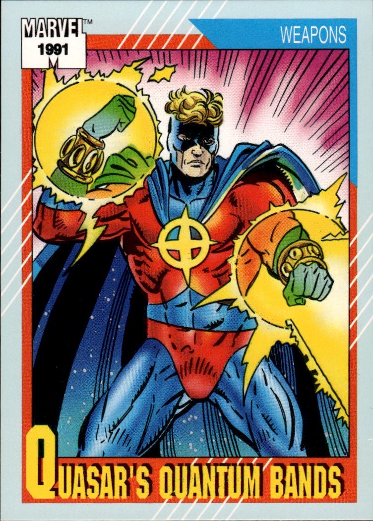 1991 Impel Marvel Universe II #135 Quasar's Quantum Bands