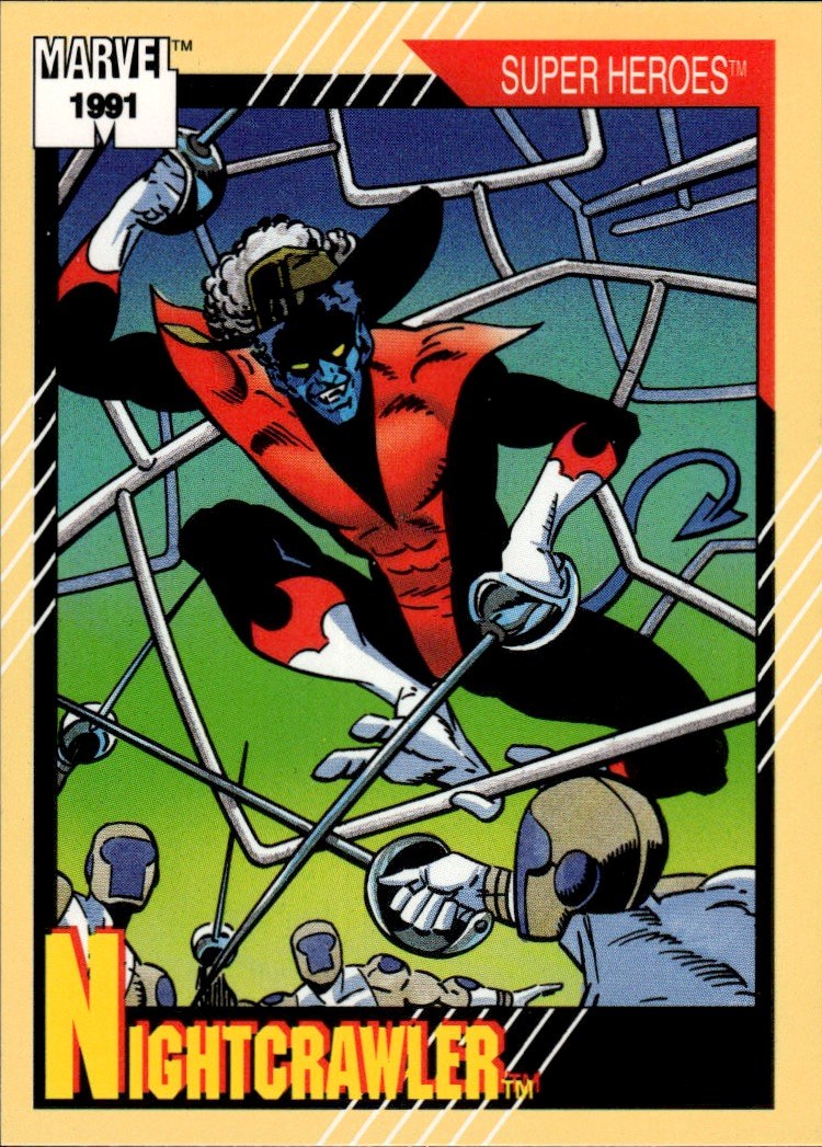 1991 Impel Marvel Universe II #11a Nightcrawler