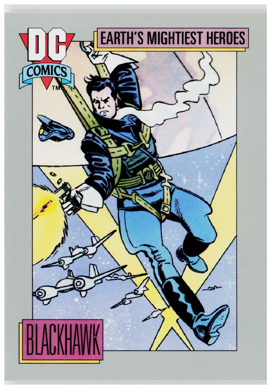 1992 Impel DC Cosmic #36 Blackhawk