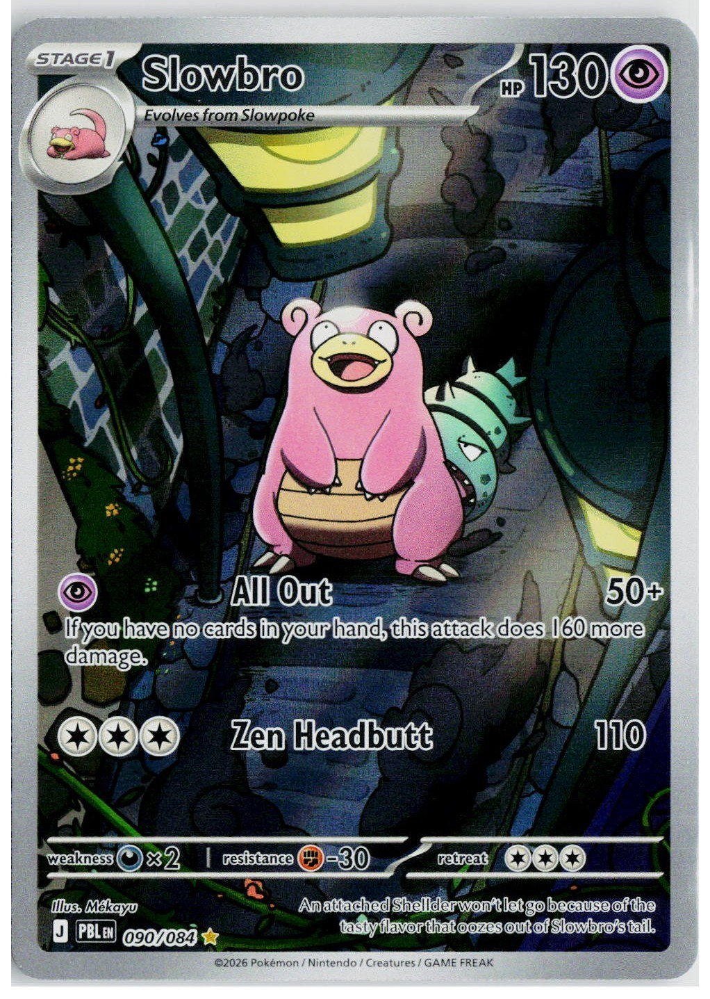 2026 Pokemon ME05: Pitch Black #090 Slowbro