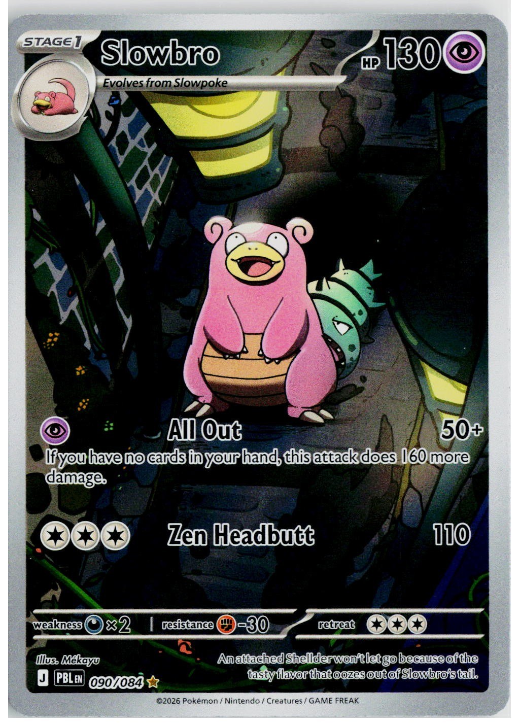 2026 Pokemon ME05: Pitch Black #090 Slowbro
