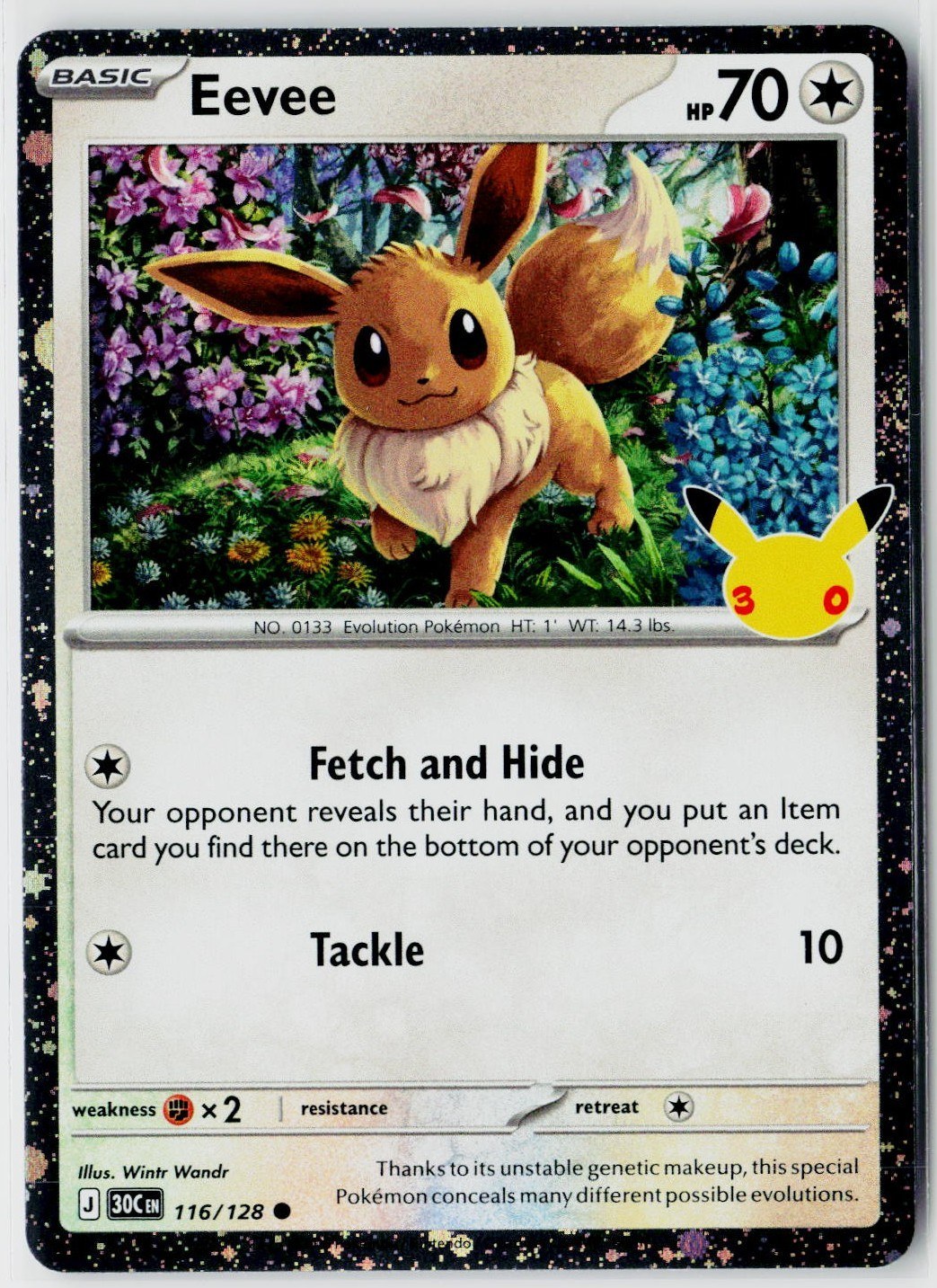 2026 Pokemon ME: 30th Celebration #116 Eevee