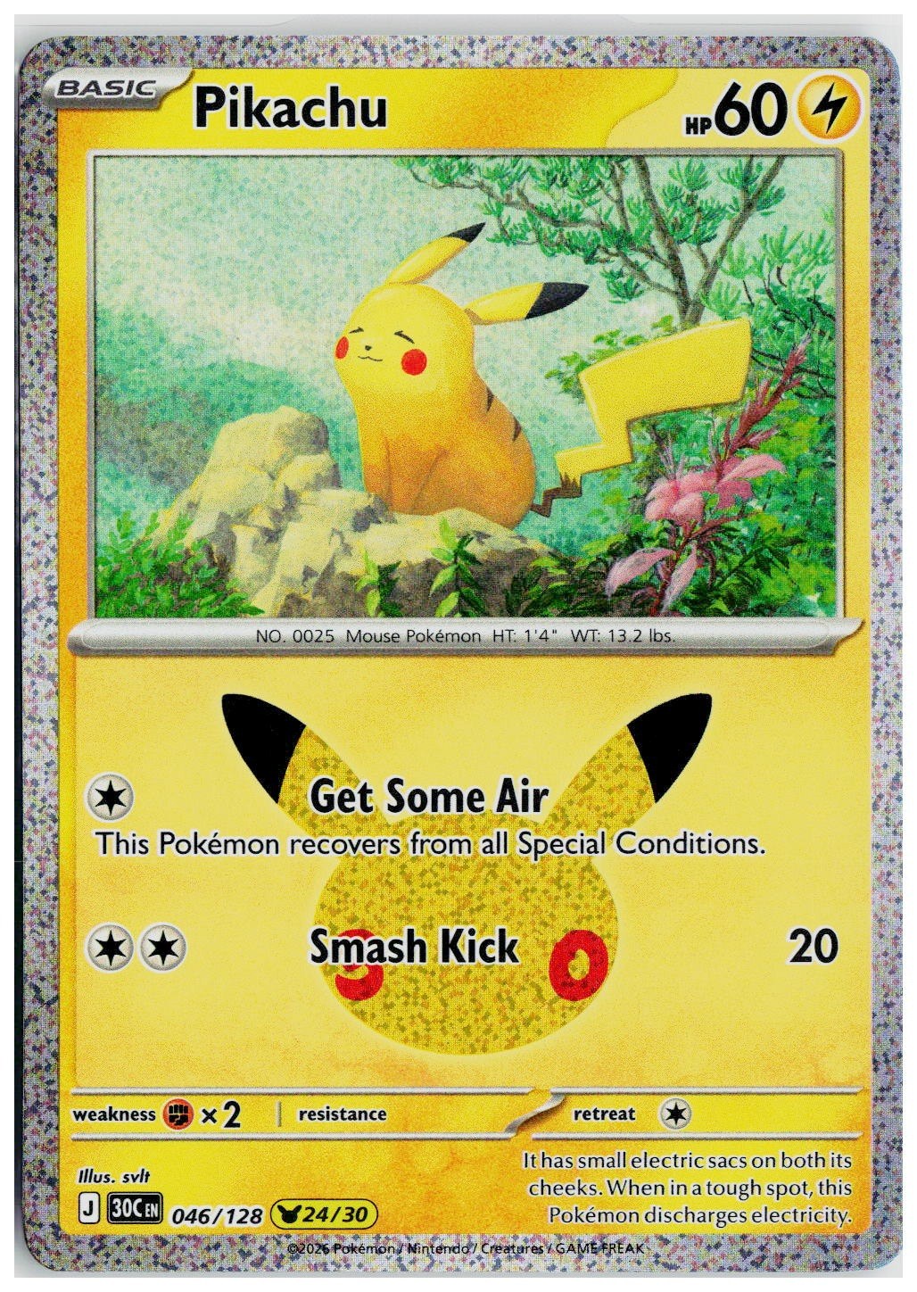 2026 Pokemon ME: 30th Celebration #046 Pikachu