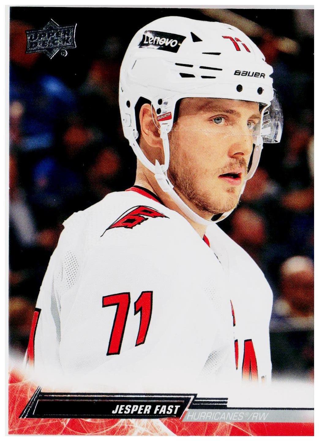 2022 Upper Deck Series 1 Hockey Jesper Fast #34