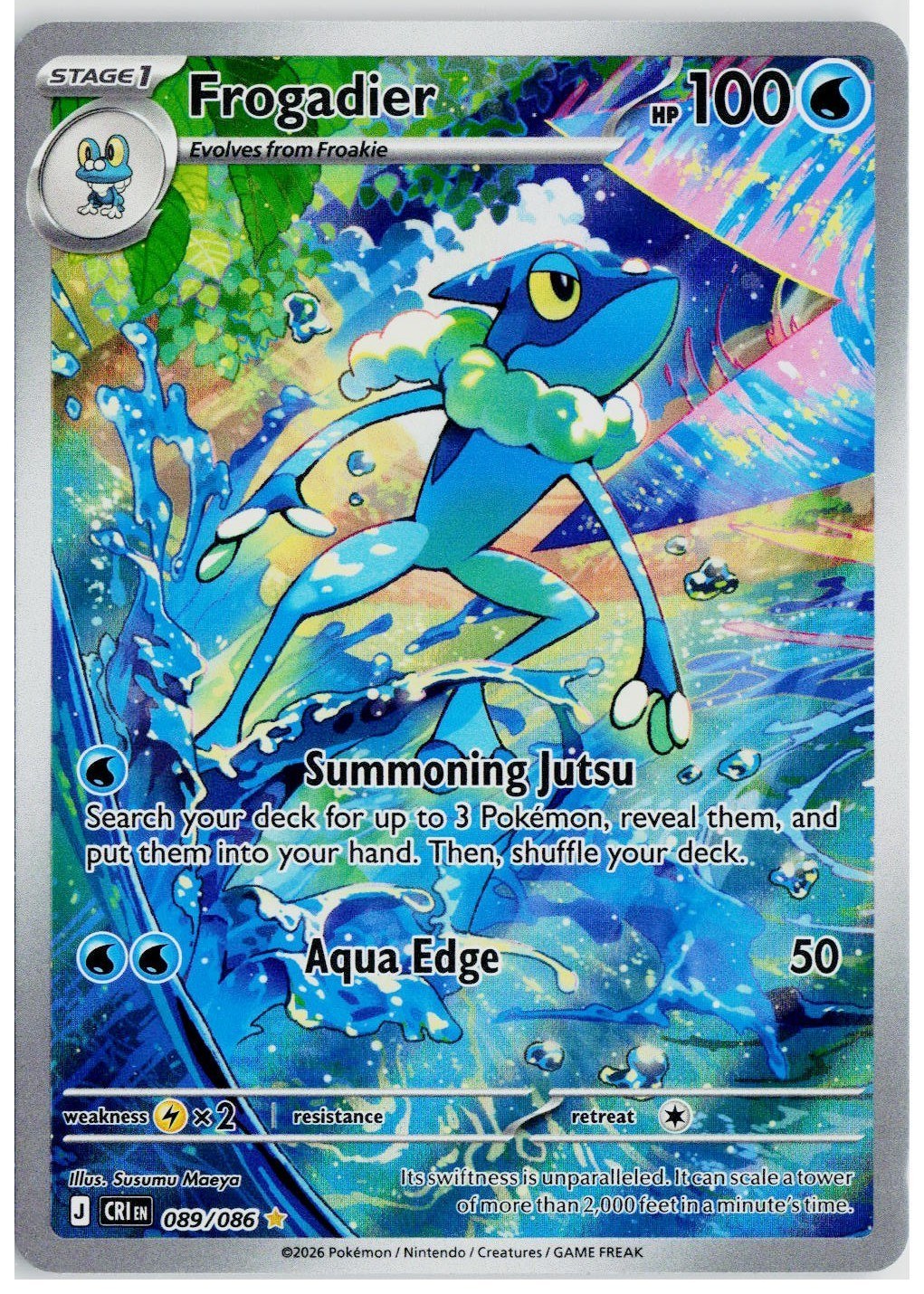 2026 Pokemon ME04: Chaos Rising #089 Frogadier