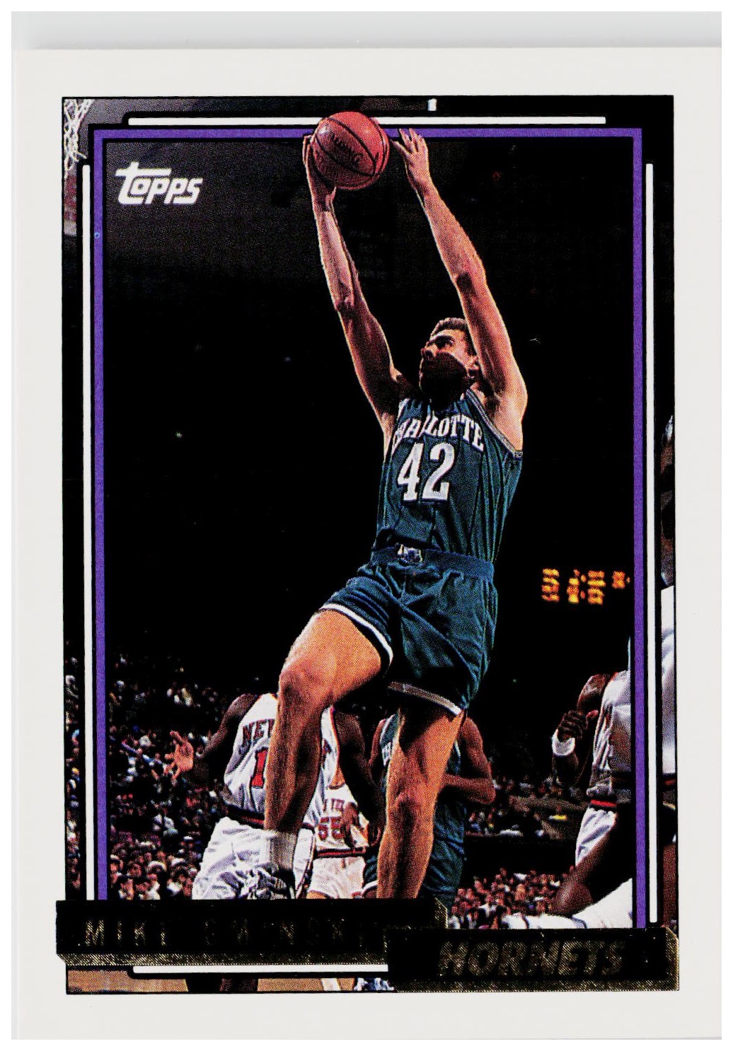 1992-93 Topps #240 Mike Gminski Gold