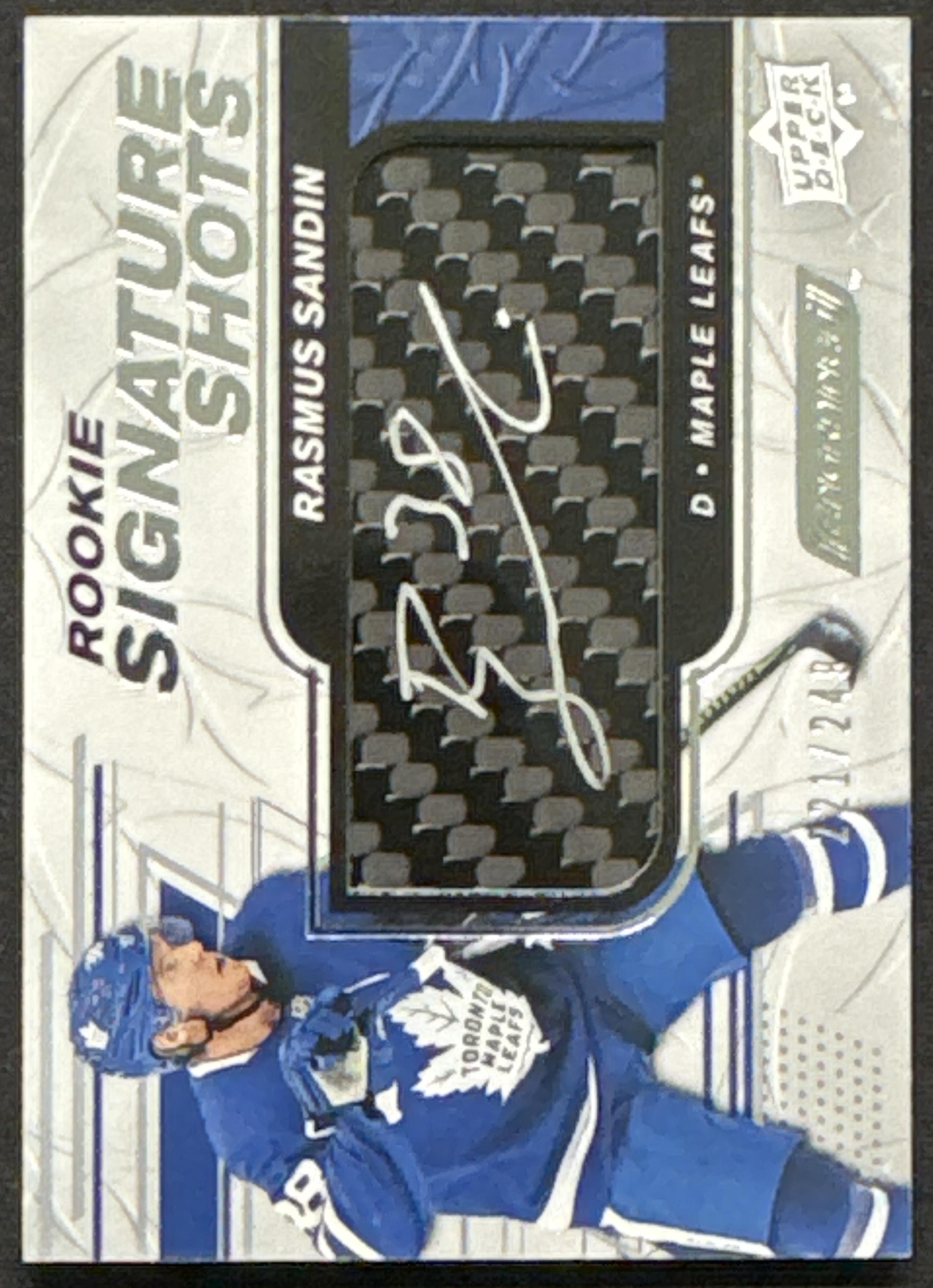2019-20 Upper Deck Engrained Rasmus Sandin #RSS-SA