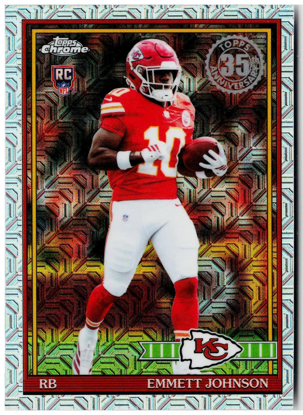 2026 Topps Flagship Football Emmett Johnson #91TRC-13
