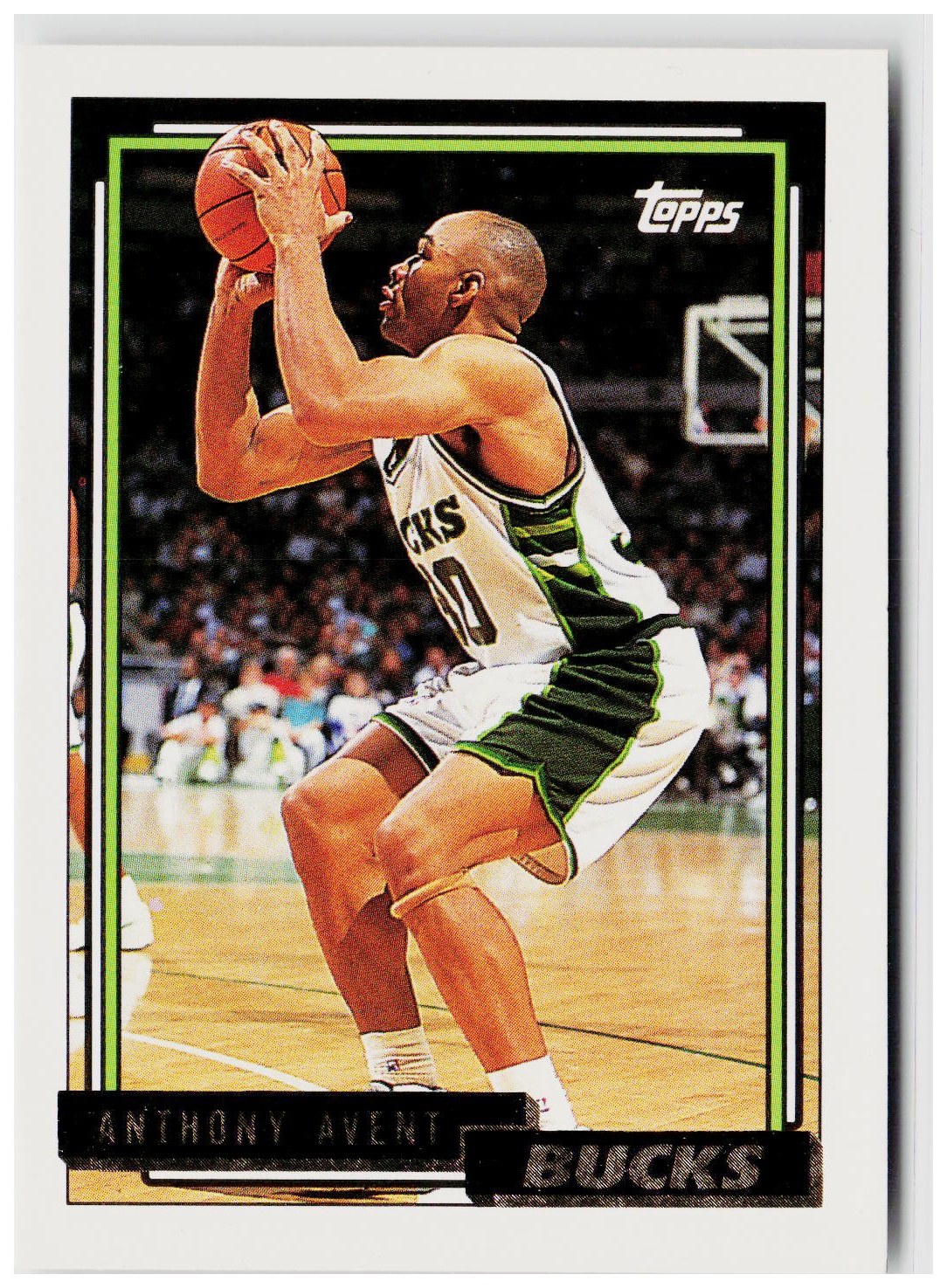1992-93 Topps #321 Anthony Avent Gold