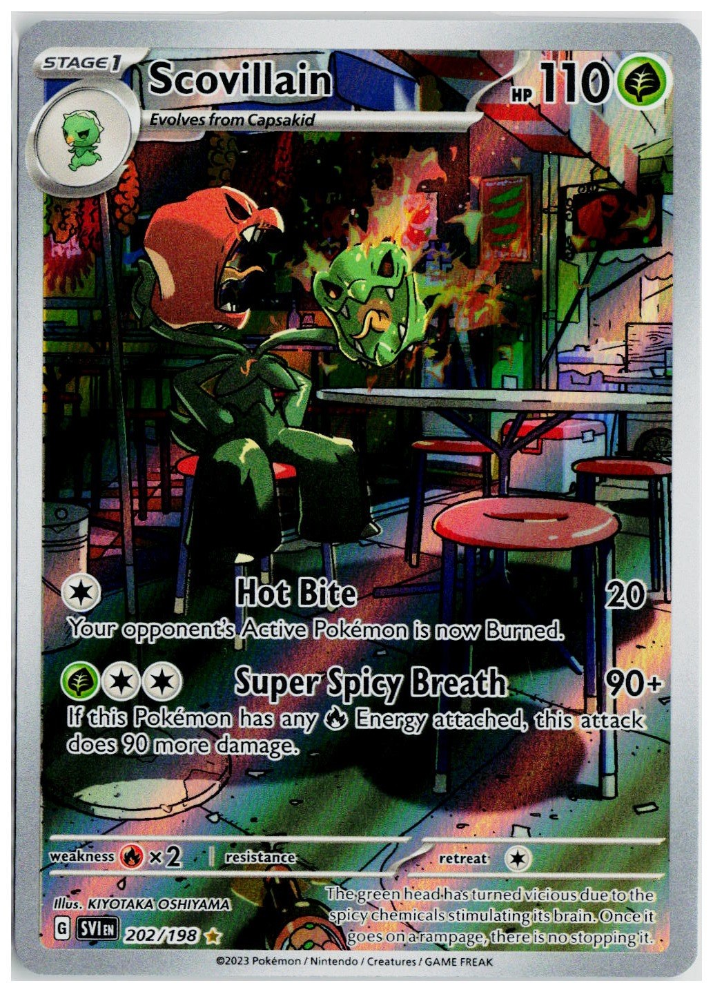 Pokemon 2023 SV01: Scarlet & Violet Base Set #202 Scovillain