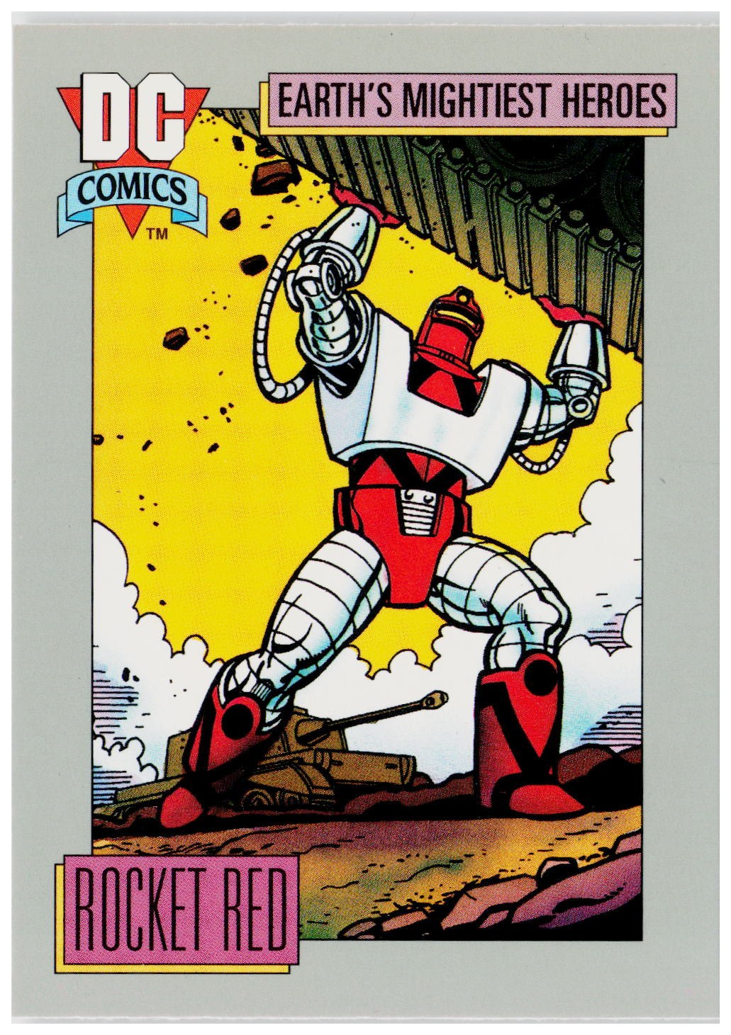 1992 Impel DC Cosmic #74 Rocket Red