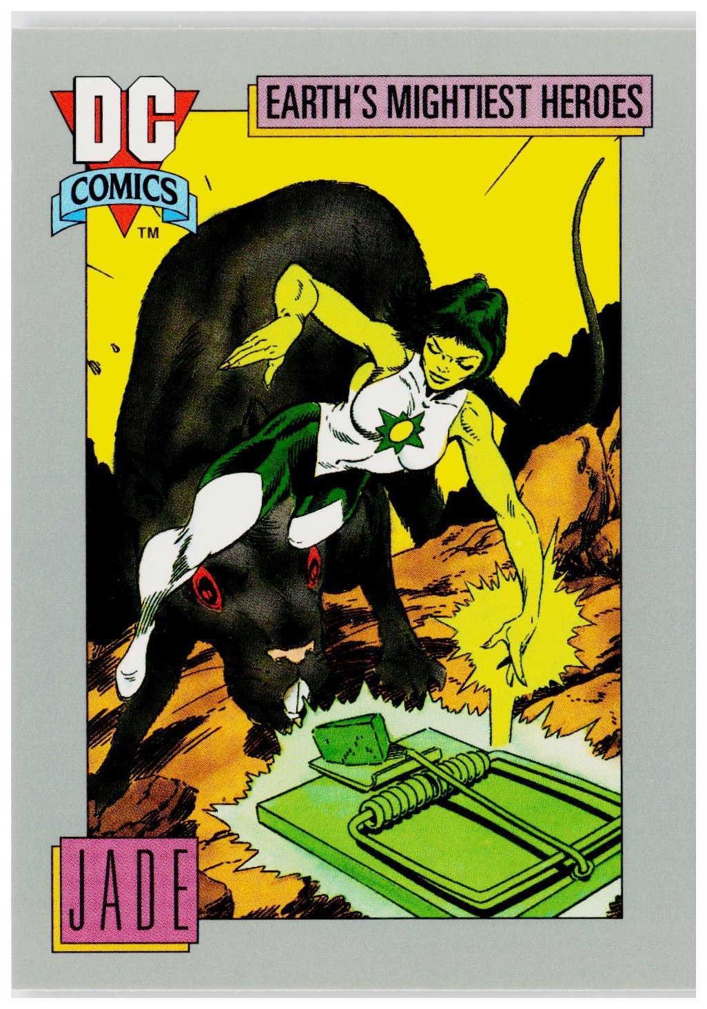 1992 Impel DC Cosmic #59 Jade