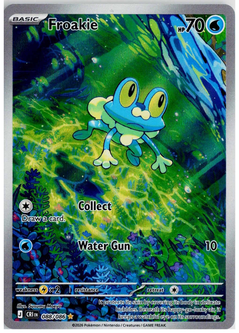 2026 Pokemon ME04: Chaos Rising #088 Froakie