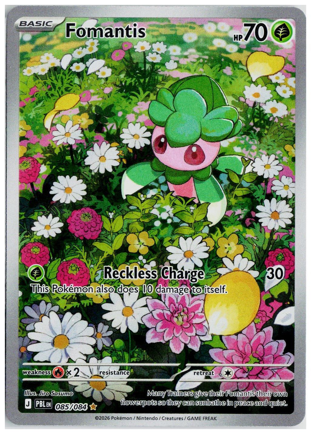 2026 Pokemon ME05: Pitch Black #085 Fomantis