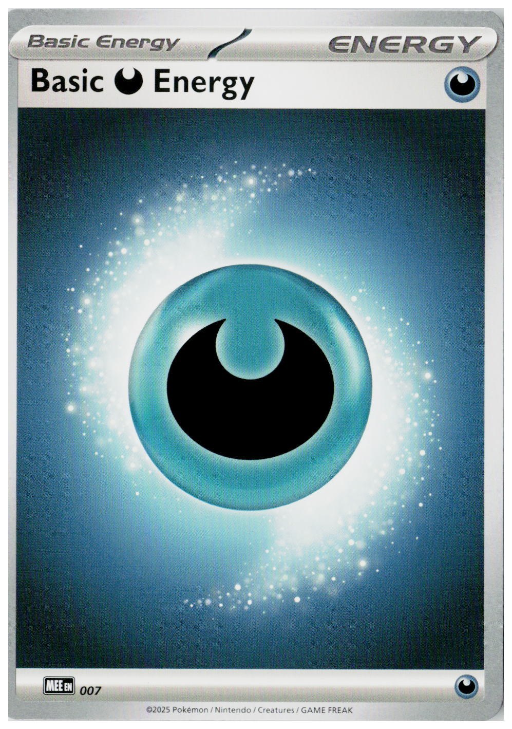 2026 Pokemon MEE: Mega Evolution Energies #7 Basic Darkness Energy
