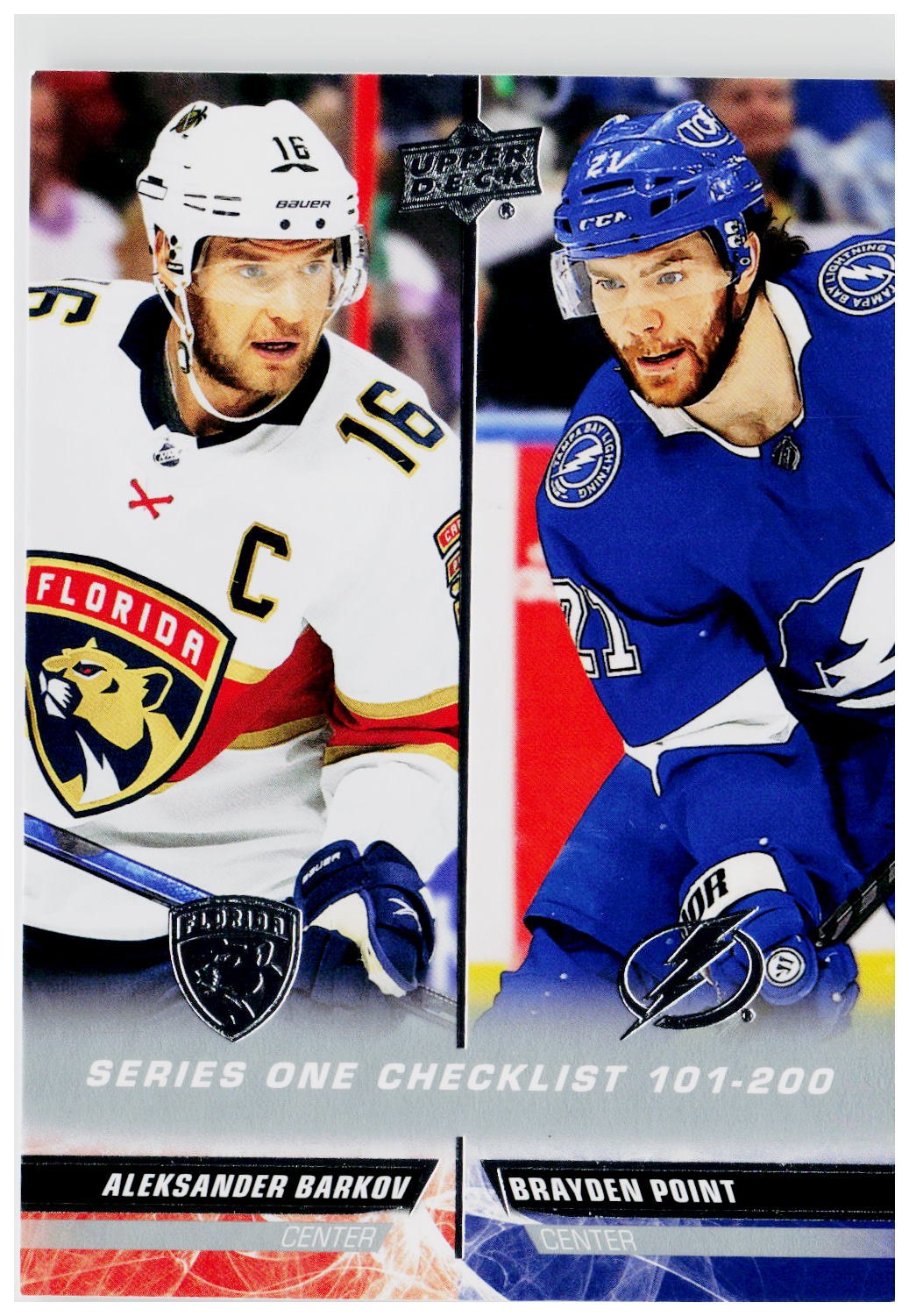 2022-23 Upper Deck #200 Aleksander Barkov / Brayden Point