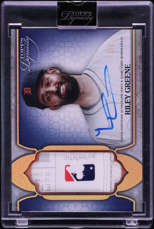 2025 Topps Dynasty Gold Riley Greene LOGOMAN PATCH AUTO 1/1 #DAP-RG2