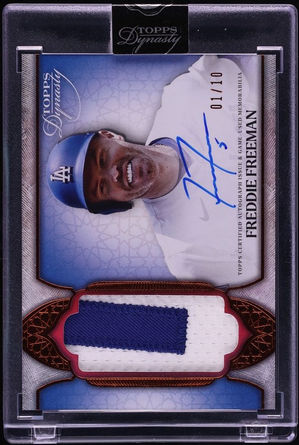 2025 Topps Dynasty Freddie Freeman PATCH AUTO 1/10 #DAP-FF5