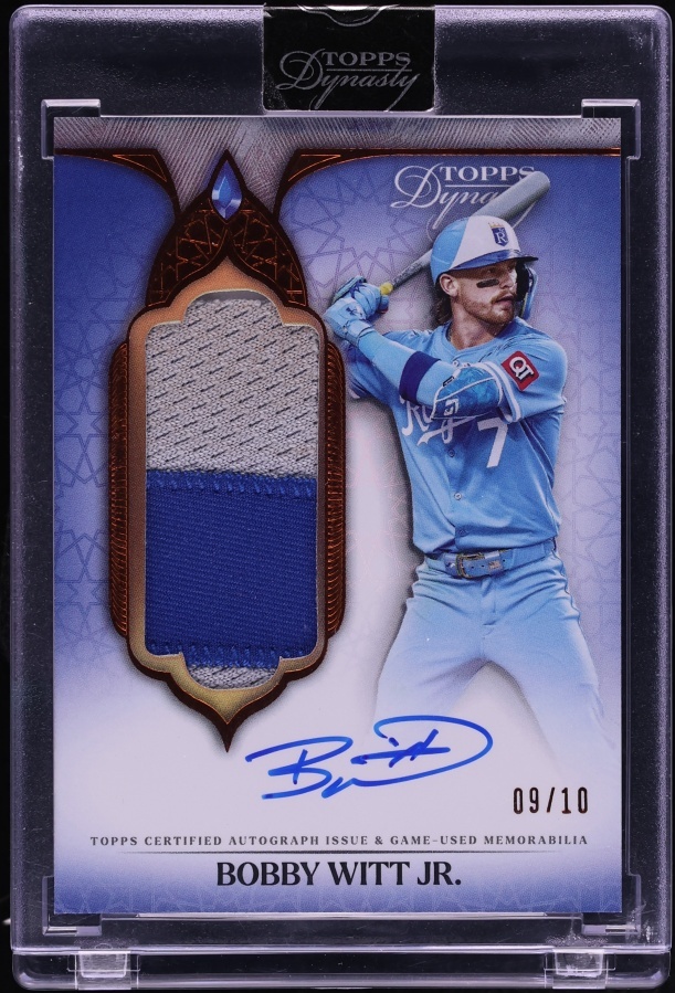 2025 Topps Dynasty Bronze Bobby Witt Jr. PATCH AUTO /10 #DAPB-BW5