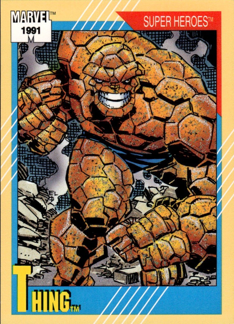1991 Impel Marvel Universe II #3b Thing