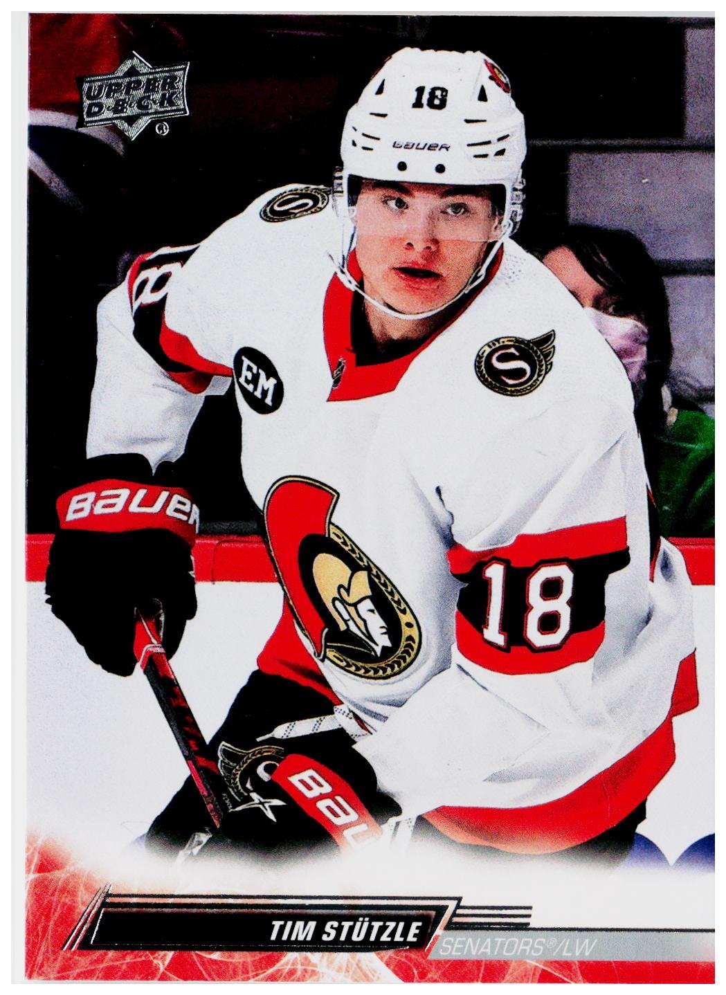 2022 Upper Deck Series 1 Hockey Tim Stutzle #129