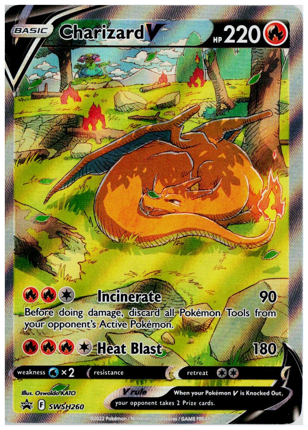 Pokemon 2019 SWSH: Sword & Shield Promo Cards #SWSH260 Charizard V