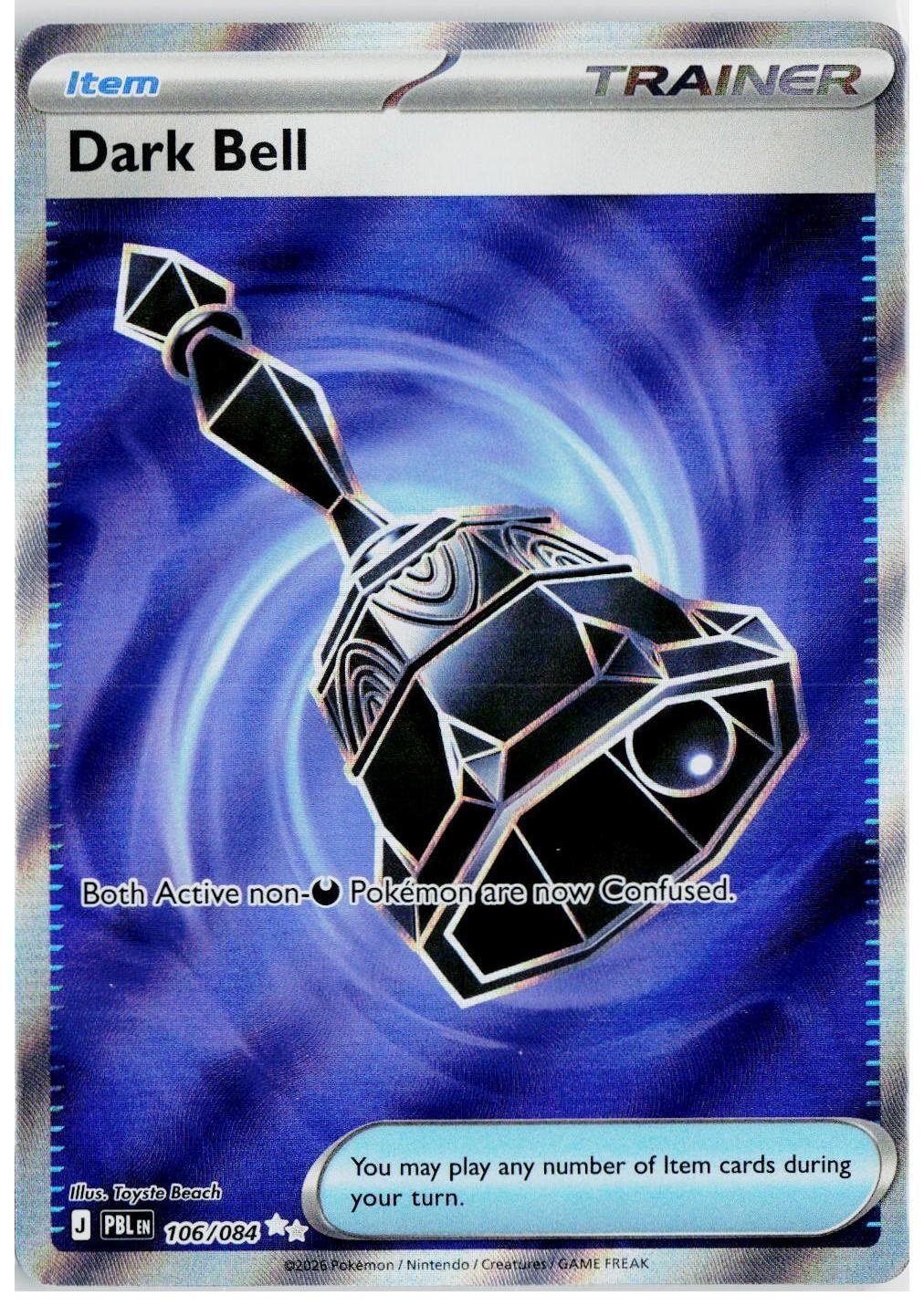 2026 Pokemon ME05: Pitch Black #106 Dark Bell