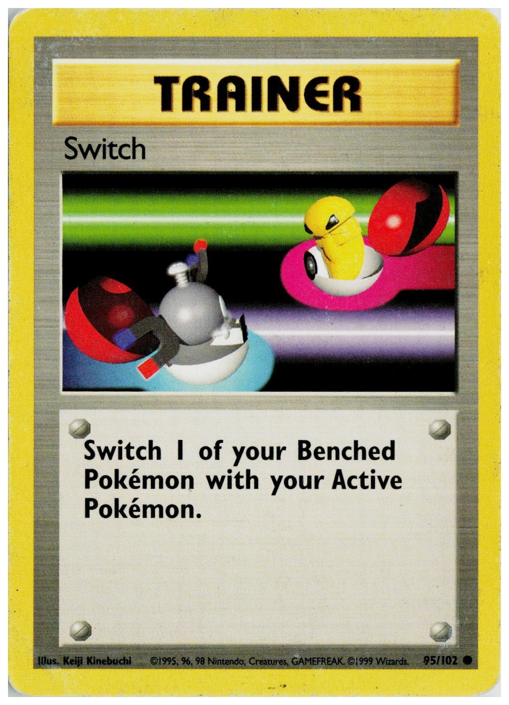 1999 Pokemon Base Set #095 Switch