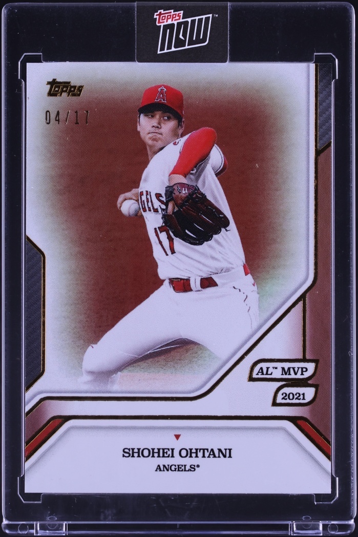 2025 Topps MLB MVP Collection Rose Gold Foil Shohei Ohtani /17 #4