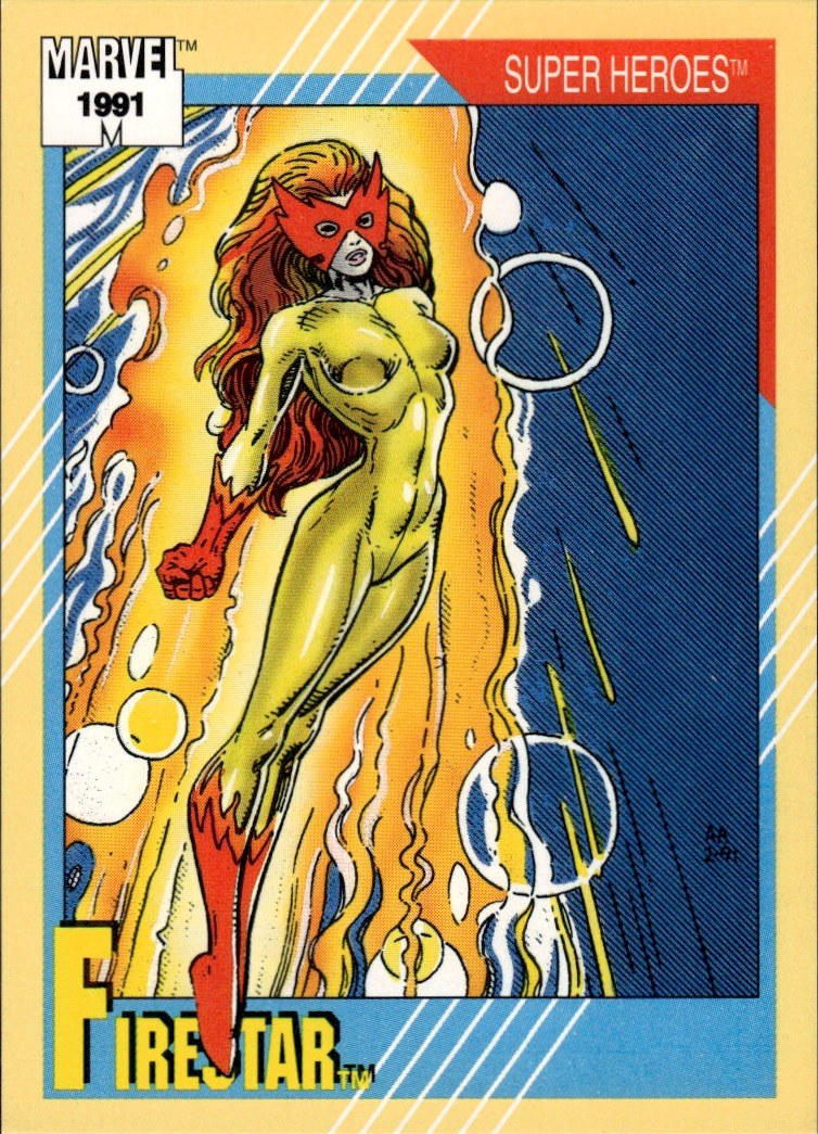 1991 Impel Marvel Universe II #32 Firestar