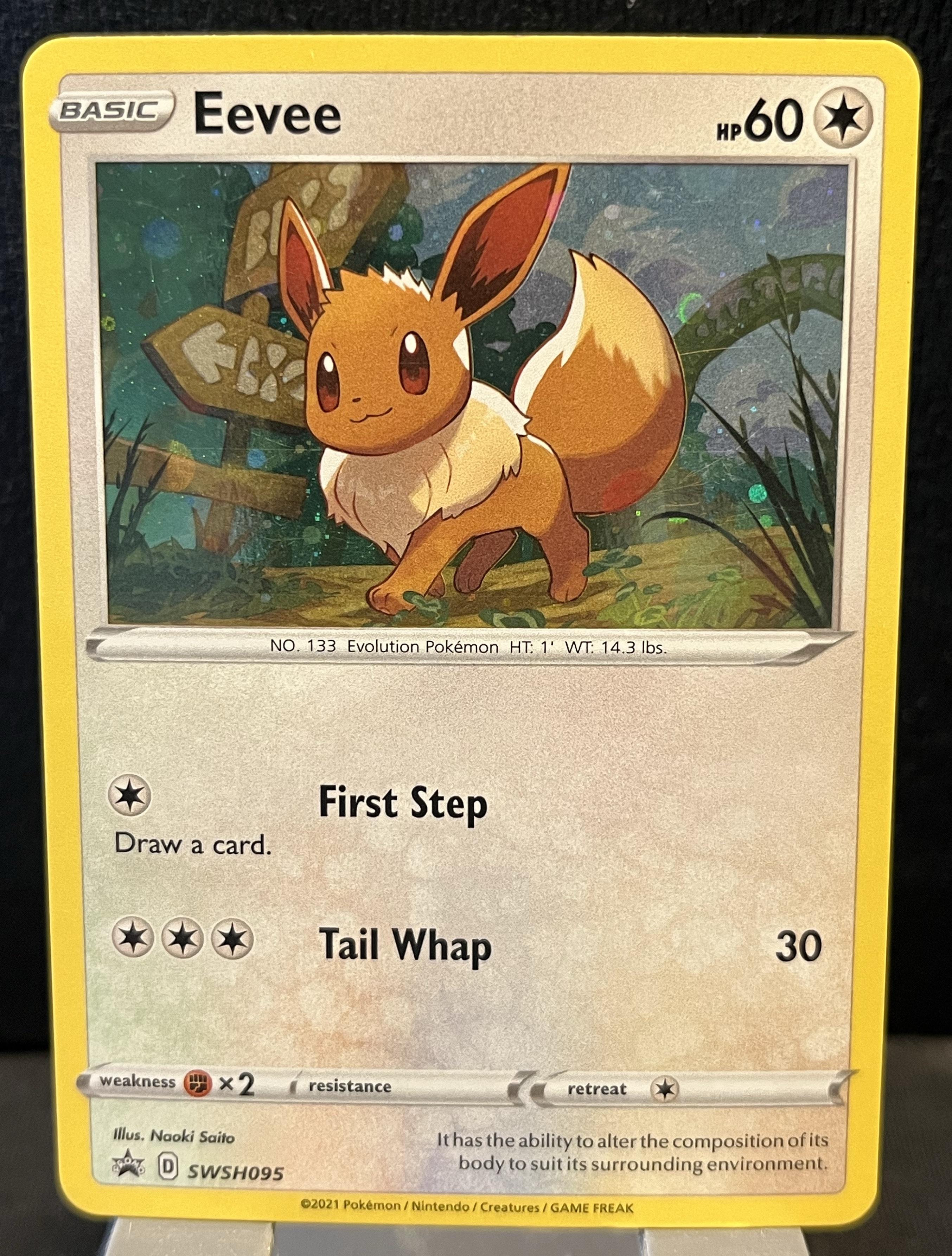 2021 SWSH Black Star Promos Eevee #SWSH095