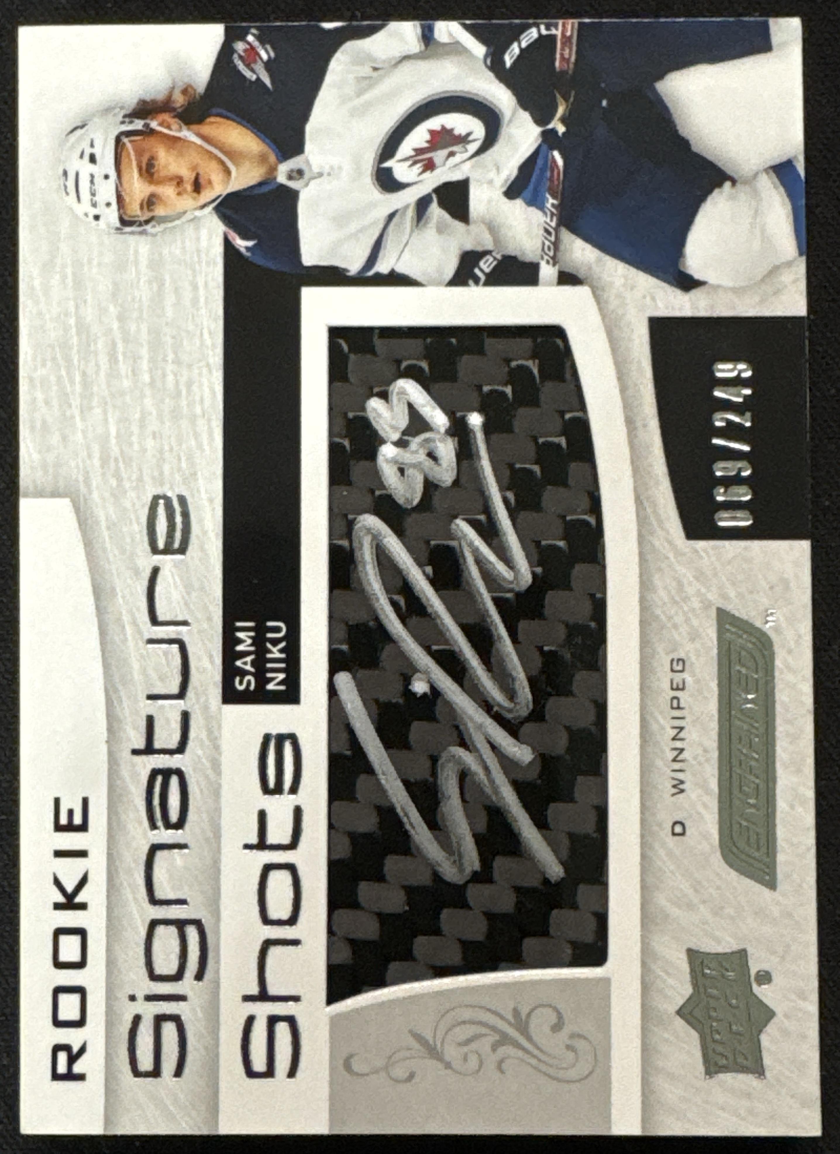2018-19 Upper Deck Engrained Hockey Sami Niku #RSS-SN