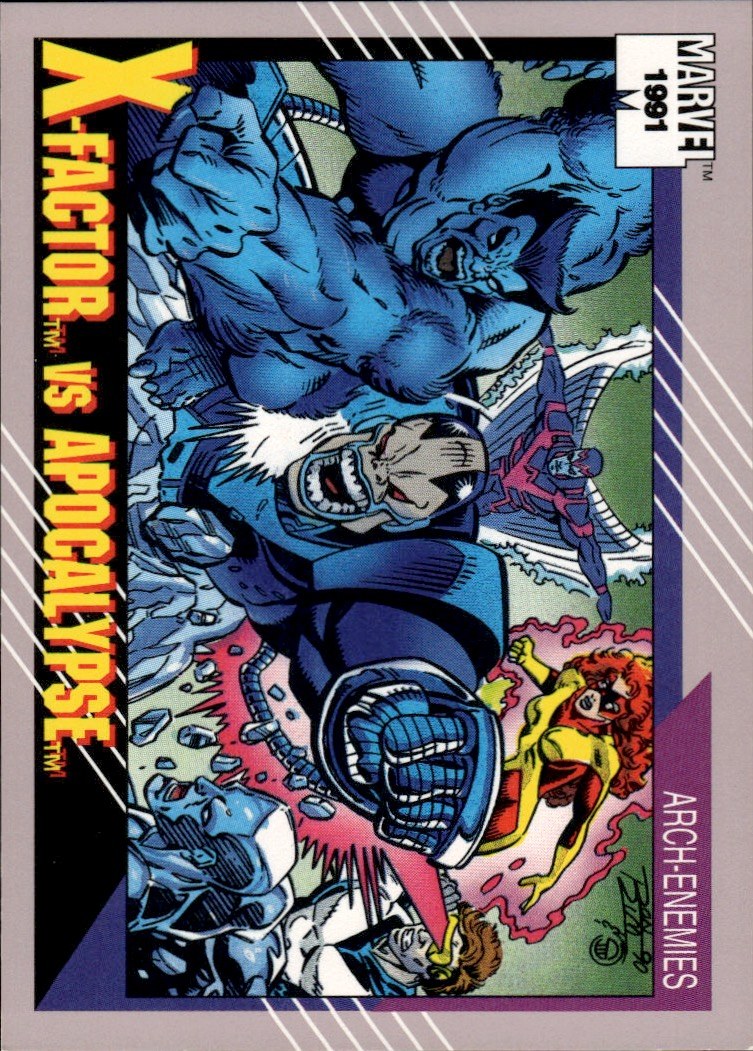1991 Impel Marvel Universe II #101 X-Factor vs. Apocalypse