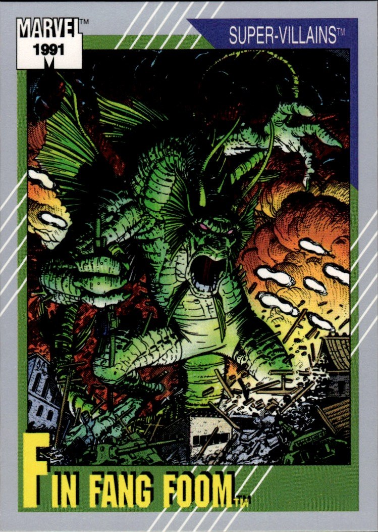 1991 Impel Marvel Universe II #65 Fin Fang Foom
