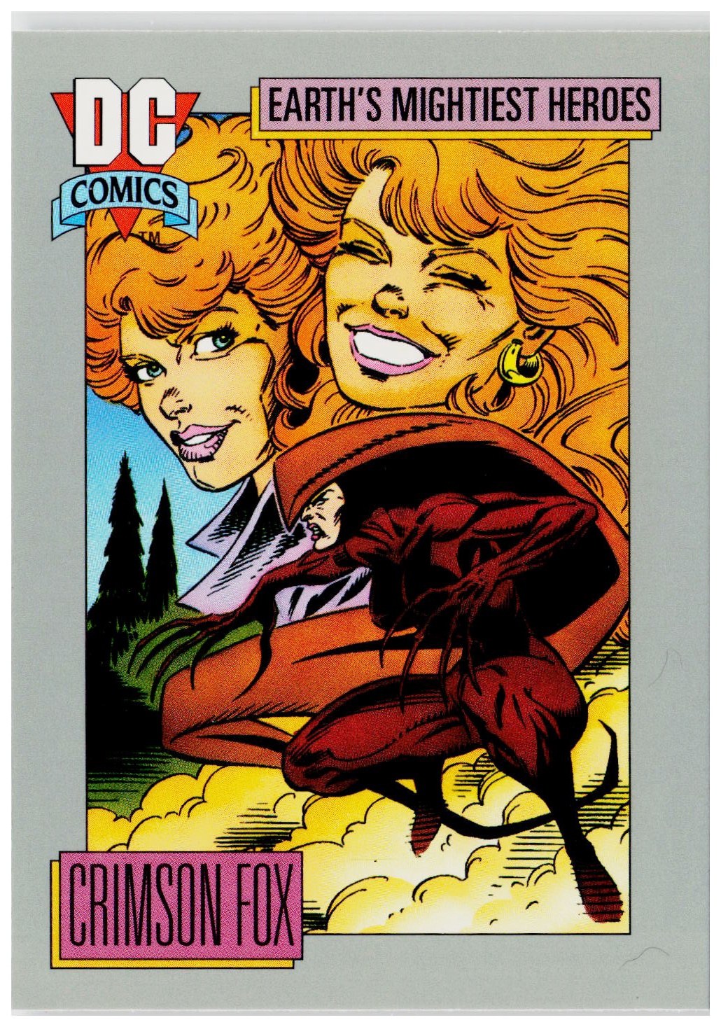 1992 Impel DC Cosmic #42 Crimson Fox