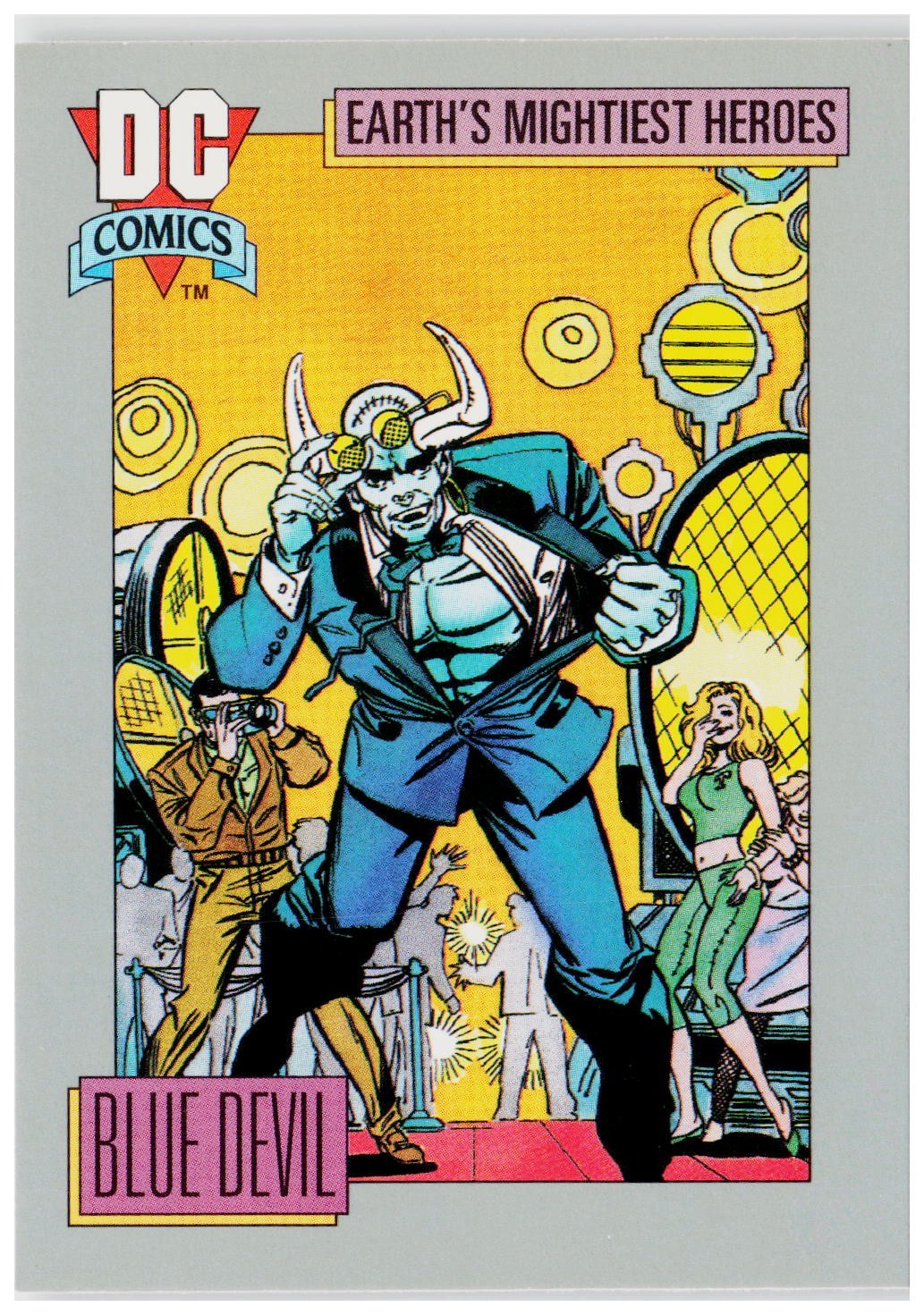1992 Impel DC Cosmic #37 Blue Devil